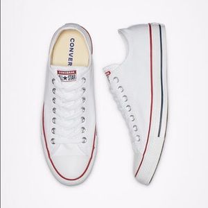 Low top White converse